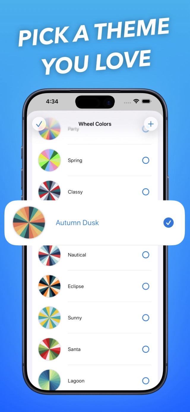 Wheel color themes